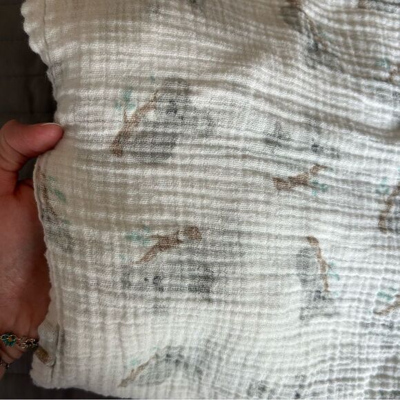 Modern Baby Cotton Muslin Koala Bear Print Gauze Blanket - Picture 4 of 6